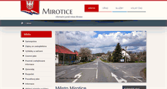 Desktop Screenshot of mirotice.cz