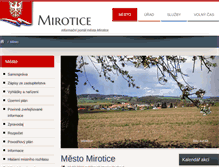 Tablet Screenshot of mirotice.cz